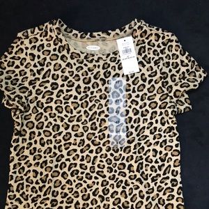 Old Navy leopard shirt NWT